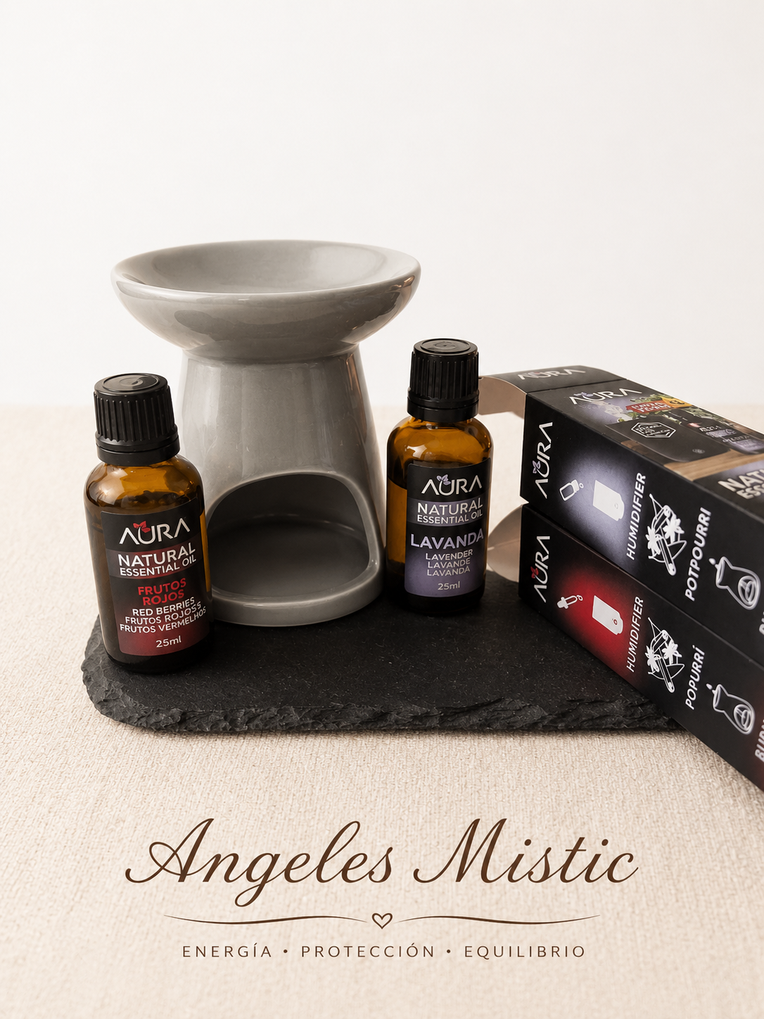 Quemador de Esencias de Cerámica+aceites