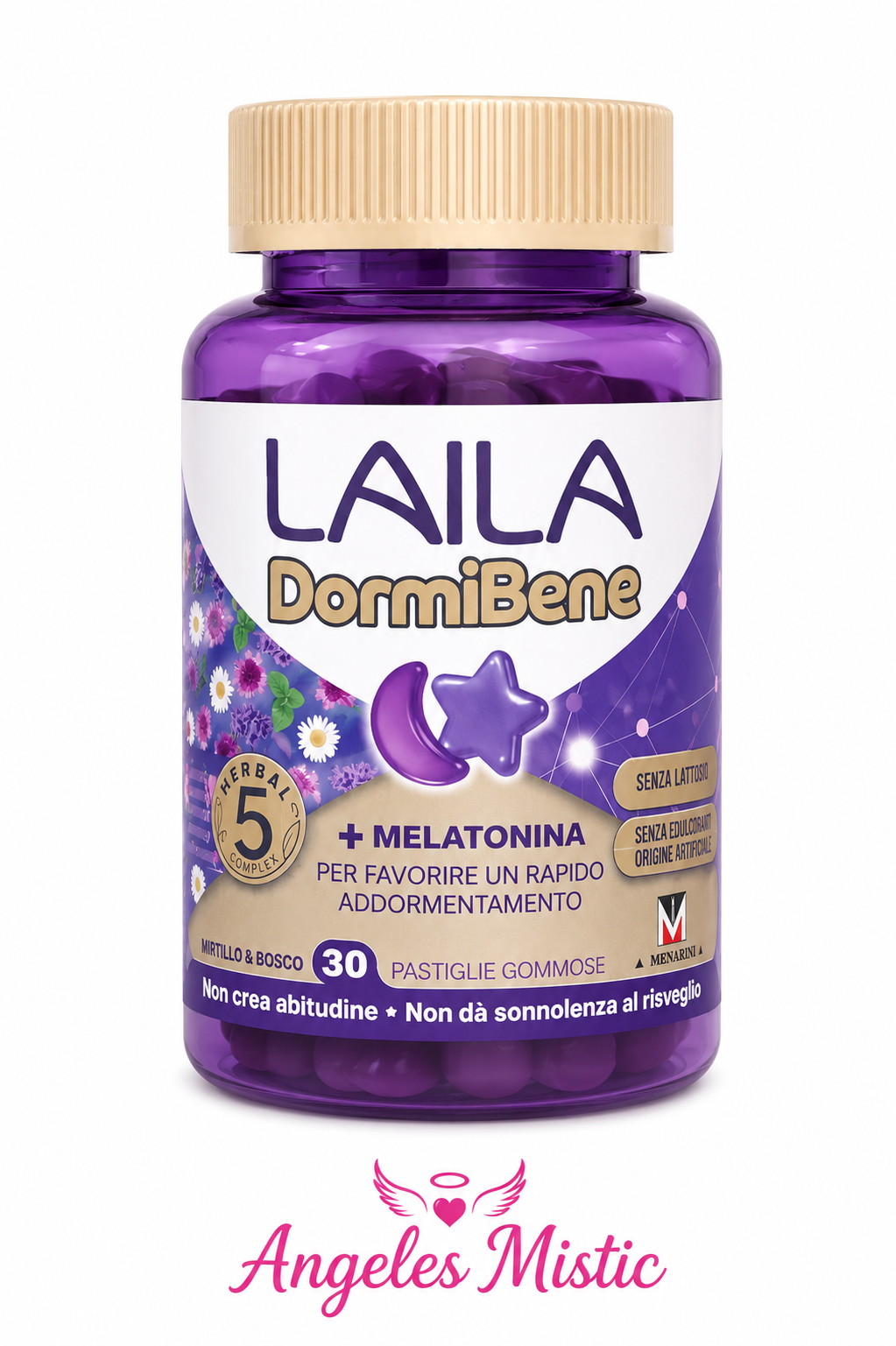 Laila DormiBene Melatonina Gummies 30 Unidades | Sueño Natural