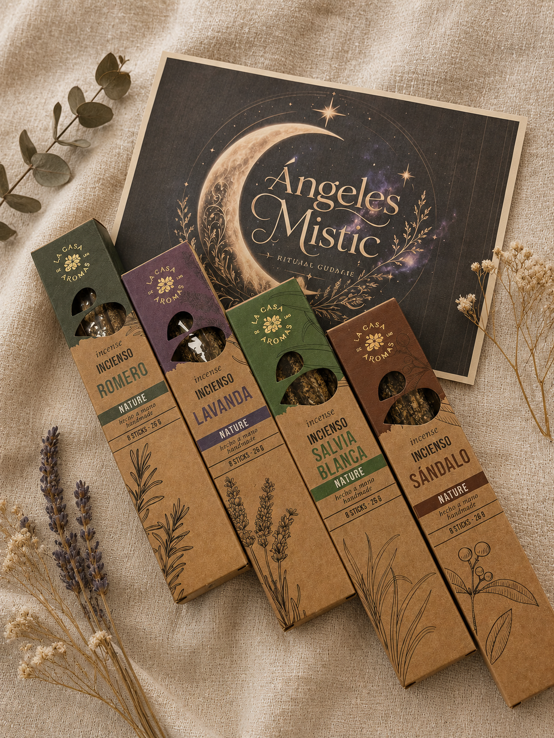 Inciensos Orgánicos para paz ,equilibrio y conexion interior