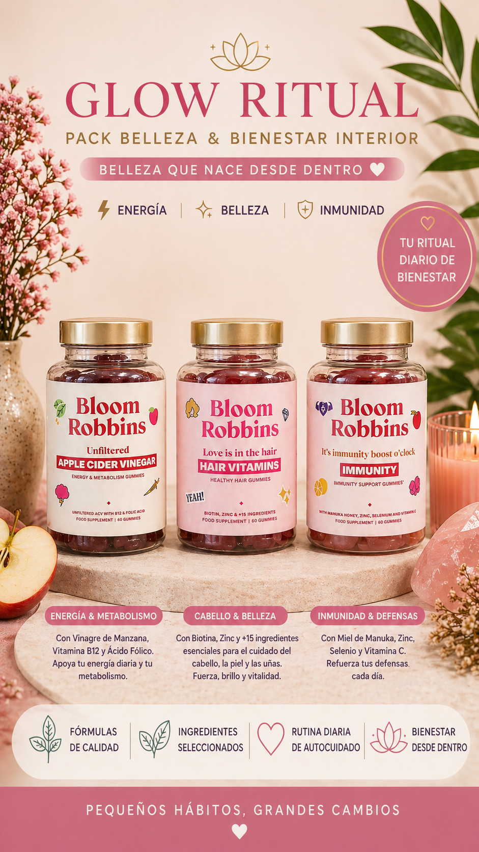 ✨ GLOW RITUAL Pack Belleza & Bienestar Interior Belleza que nace desde dentro