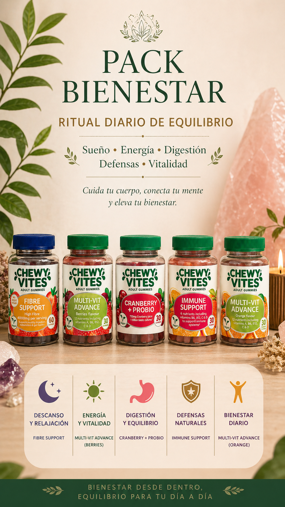 ✨ PACK BIENESTAR Ritual Diario de Equilibrio Cuida tu cuerpo, conecta tu mente y eleva tu bienestar