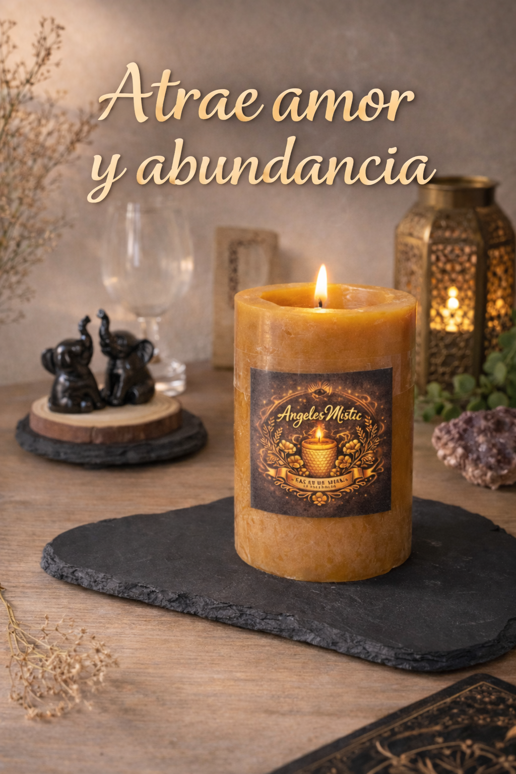 Velón de Miel – Atrae Amor, Dulzura y Abundancia en tus Rituales y Peticiones