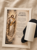Oración al Arcángel Gabriel con Vela Blanca de Luz, Pureza y Claridad