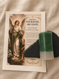 Oración a San Rafael Arcángel con Vela Verde de Sanación y Equilibrio