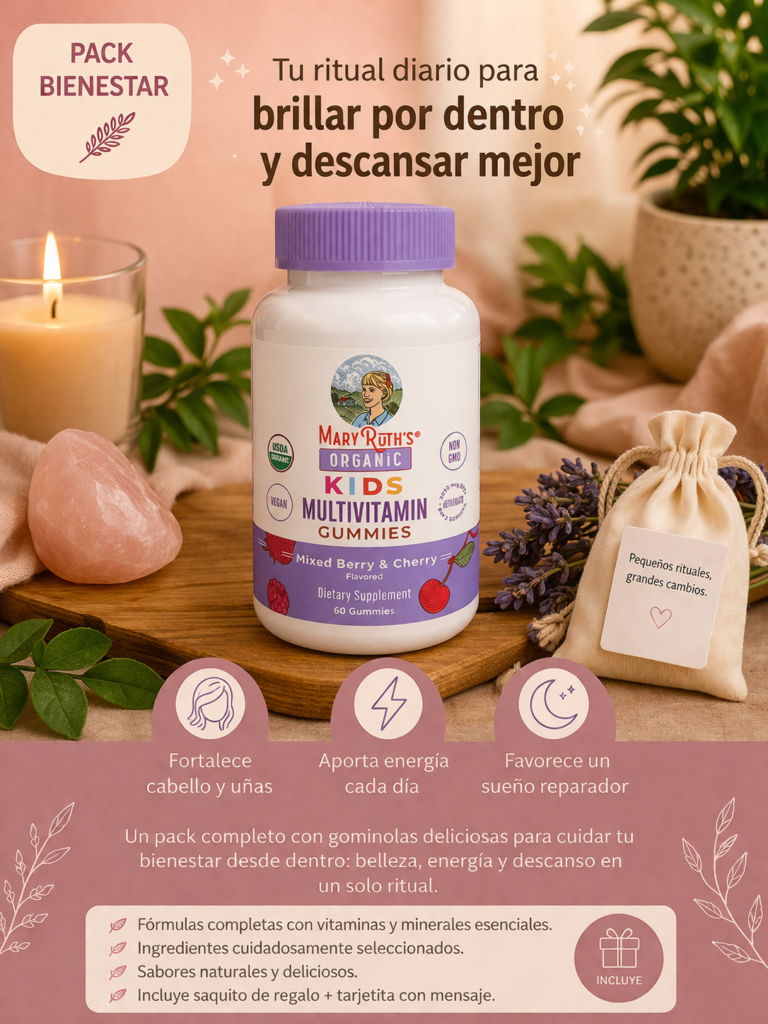 ✨ Mary Ruth's Kids – Vitaminas Orgánicas para el Bienestar de tus Pequeños